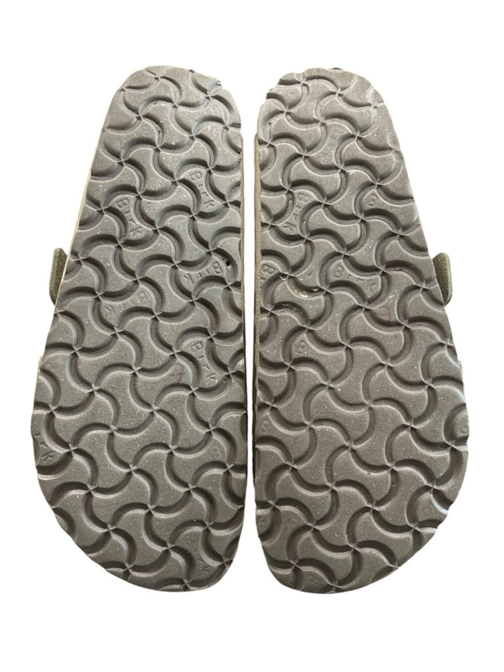 Birkenstock Womens Size 37 US 6-6.5 Arizona Taupe Suede Leather Sandals - Picture 7 of 11